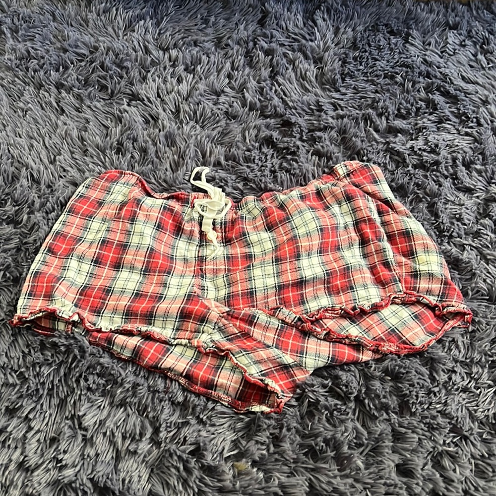 plaid pj short